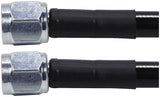 ALLSTAR PERFORMANCE 48440-12 Coated Braided Line 12in #4Hose -4Str/-4Str Steel