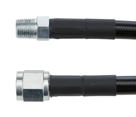 ALLSTAR PERFORMANCE 48445-21 Coated Braided Line 21in #4Hose -4Str/ 1/8in