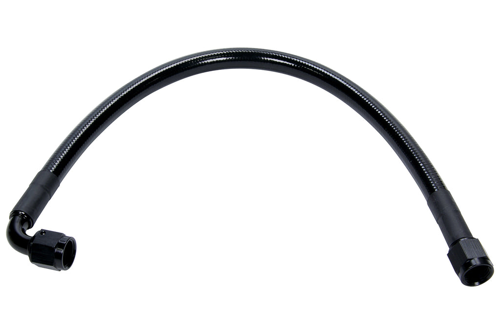 ALLSTAR PERFORMANCE 48466-18 Coated Braided Line 18in #6 Hose -6 Str/-6 90 Deg