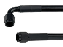 Load image into Gallery viewer, ALLSTAR PERFORMANCE ALL48466-21 ALLSTAR Performance Coated Braided Line 21 Inch #6 Hose with 6 AN Fittings and 90-Degree Female Elbow