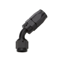 Load image into Gallery viewer, ALLSTAR PERFORMANCE 49332 Reusable Hose End Black 45 Deg Elbow -6