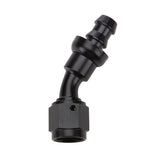 ALLSTAR PERFORMANCE 49424 Pushlock Hose End Black 30 Deg Elbow -10