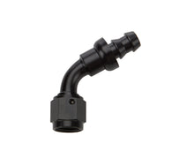 Load image into Gallery viewer, ALLSTAR PERFORMANCE 49442 Pushlock Hose End Black 60 Deg Elbow -6