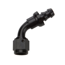 ALLSTAR PERFORMANCE 49445 Pushlock Hose End Black 60 Deg Elbow -12