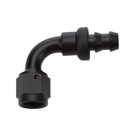 ALLSTAR PERFORMANCE 49454 Pushlock Hose End Black 90 Deg Elbow -10