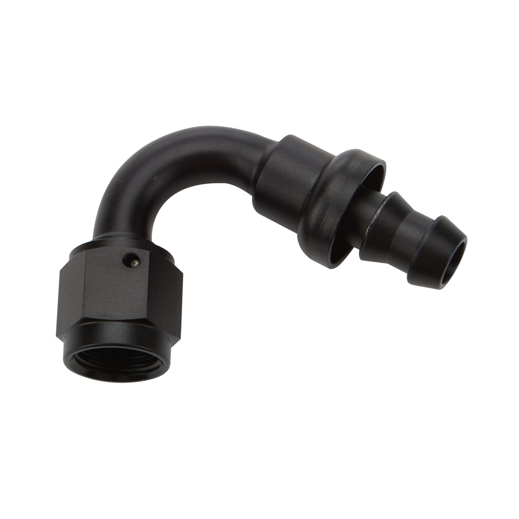 ALLSTAR PERFORMANCE 49464 Pushlock Hose End Black 120 Deg Elbow -10