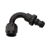ALLSTAR PERFORMANCE 49465 Pushlock Hose End Black 120 Deg Elbow -12