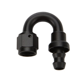 ALLSTAR PERFORMANCE 49483 Pushlock Hose End Black 180 Deg Elbow -8