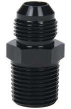 Load image into Gallery viewer, ALLSTAR PERFORMANCE ALL49523 ALLSTAR Performance AN to NPT Straight Fitting - 16 AN Male to 1 Inch NPT Male, Aluminum Black Anodized