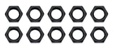 ALLSTAR PERFORMANCE 50098-10 Bulkhead Nuts Black -3 Black 10pk