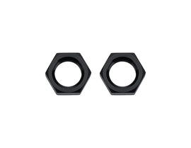ALLSTAR PERFORMANCE 50098 Bulkhead Nuts Black -3 2pk