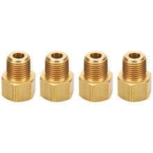 Load image into Gallery viewer, ALLSTAR PERFORMANCE 50121 Adapter Fittings 1/8 NPT to 1/4 Line 4pk