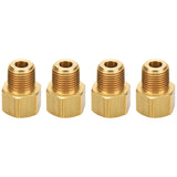 ALLSTAR PERFORMANCE 50121 Adapter Fittings 1/8 NPT to 1/4 Line 4pk