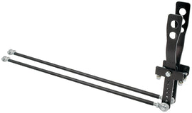 ALLSTAR PERFORMANCE 54124 2 Lever Shifter Black Unequal Length Handles