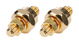 ALLSTAR PERFORMANCE 76122 Gold Side Post Terminal 1pr
