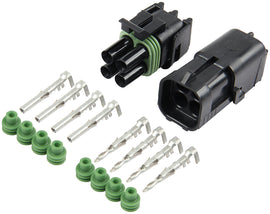 ALLSTAR PERFORMANCE 76269 4-Wire Weather Pack Connector Kit Square