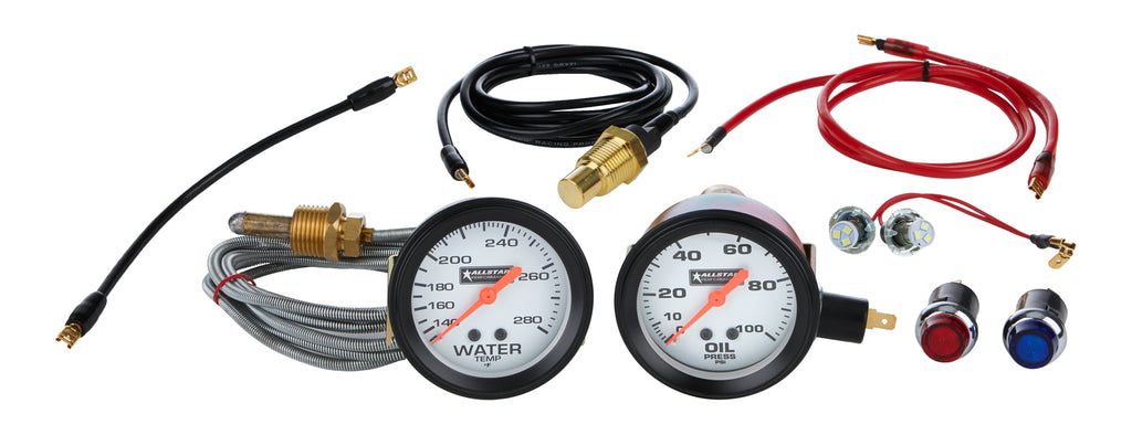 ALLSTAR PERFORMANCE 80080 2 Gauge Kit OP/WT NO PLATE