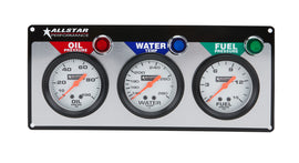 ALLSTAR PERFORMANCE 80092 3 Gauge Panel ALL OP/WT/FP