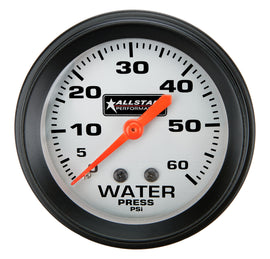 ALLSTAR PERFORMANCE 80094 Water Pressure Gauge 0-60psi 2-5/8in