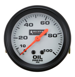 ALLSTAR PERFORMANCE 80095 Oil Pressure Gauge 0-100PSI 2-5/8in