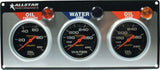 ALLSTAR PERFORMANCE ALL80122 ALLSTAR Performance 3-Gauge Panel Assembly with Oil Pressure, Oil Temperature, and Water Temperature - Black Face with Warning Lights