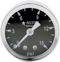 Load image into Gallery viewer, ALLSTAR PERFORMANCE 80200 1.5in Gauge 0-15 PSI Liquid Filled