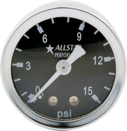 ALLSTAR PERFORMANCE 80200 1.5in Gauge 0-15 PSI Liquid Filled