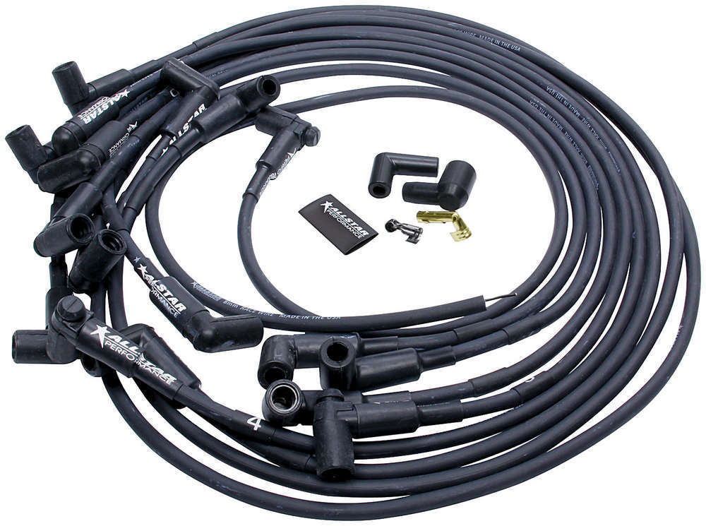 ALLSTAR PERFORMANCE 81365 Spark Plug Race Wire Set Under Header w/o Sleeve