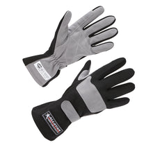 Load image into Gallery viewer, ALLSTAR PERFORMANCE 911011 Driving Gloves SFI 3.3/1 S/L Black/Gray Small