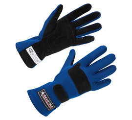 ALLSTAR PERFORMANCE 915021 Driving Gloves SFI 3.3/5 D/L Blue Small