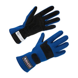 ALLSTAR PERFORMANCE 915025 Driving Gloves SFI 3.3/5 D/L Blue X-Large