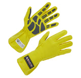 ALLSTAR PERFORMANCE 916091 Driving Gloves SFI 3.3/5 Outseam D/L SM Yellow
