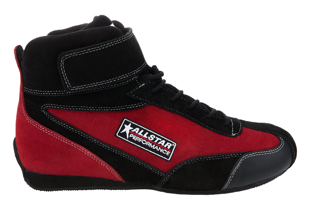 ALLSTAR PERFORMANCE 918726 Driving Shoes Black/Red SFI3.3/5 Pro Series 9.0