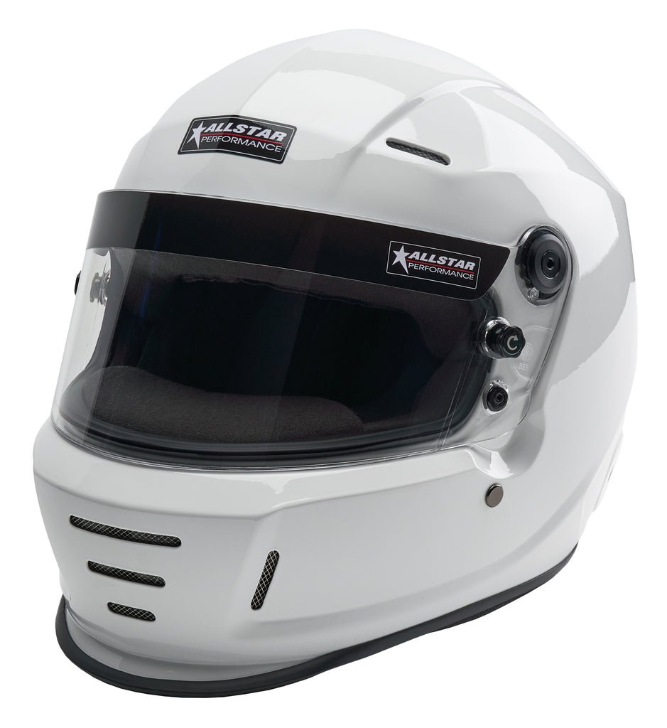 ALLSTAR PERFORMANCE ALL942037 ALLSTAR PERFORMANCE Series 40 SA2025 White Helmet - XXX-Large, Head and Neck Support Ready