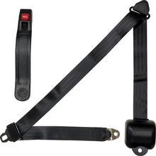 Load image into Gallery viewer, ALLSTAR PERFORMANCE 98115 Seat Belt Retractable 3pt Black