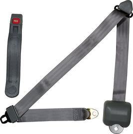 ALLSTAR PERFORMANCE 98116 Seat Belt Retractable 3pt Gray