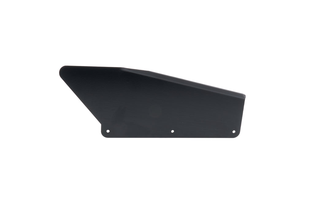 ALLSTAR PERFORMANCE ALL99451 ALLSTAR Performance Spoiler Side Panel Passenger Side - 13 x 5 inches - Aluminum with Black Powder Coat Finish for Dirt Late Model and Modified Cars