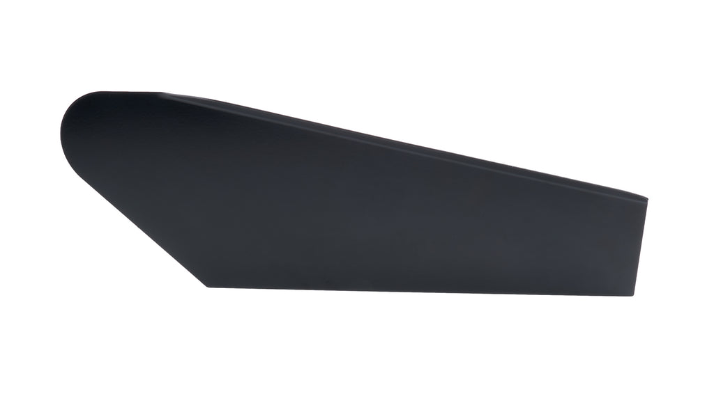 ALLSTAR PERFORMANCE ALL99453 ALLSTAR Performance Spoiler Side Panel for Late Model, Driver Side - 8 x 23 inches, Aluminum with Black Powder Coat Finish