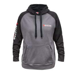ALLSTAR PERFORMANCE 99916L Allstar Hooded Sweatshirt Lg Silver/Blk