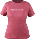 ALLSTAR PERFORMANCE 99920L Allstar T-Shirt Ladies Vintage Burgundy Large