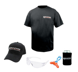 ALLSTAR PERFORMANCE ALL99972XL Allstar Performance Race Apparel Package X-Large with T-Shirt, Hat, Safety Glasses, Ear Plugs, and Koozie