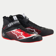 Load image into Gallery viewer, ALPINESTARS USA 2715524-13-10.5 Alpinestars USA Tech-1 Z V3 Mid-Top Driving Shoe with FIA Approval - Black and Red, Size 10.5