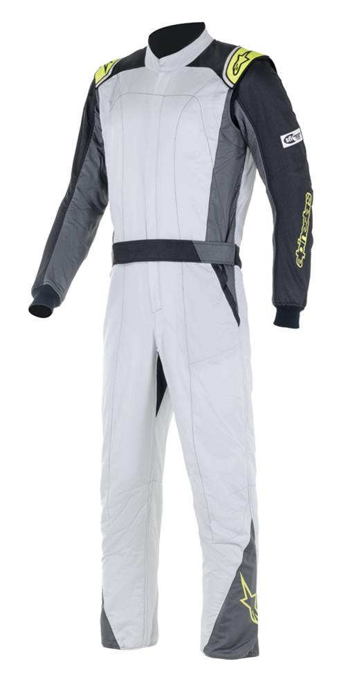 ALPINESTARS USA 3352822-1950-50 Suit Atom Silver Flu/Yel Small / Medium