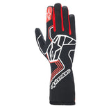 ALPINESTARS USA 3552024-13-2XL Glove Tech-1 Race V4 Black / Red 2X-Large