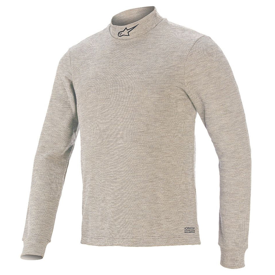 ALPINESTARS USA 4754520-11-S Race Top V3 Small Lt. Gray Long Sleeve