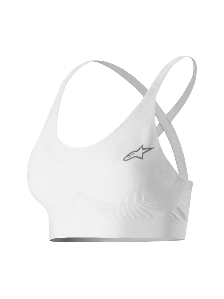 ALPINESTARS USA 4767524-20-M Alpinestars USA Stella Tech ZX White Medium Underwear Bra with FIA Approval and Lenzing FR Fabric