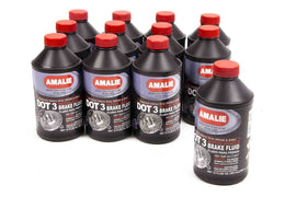 AMALIE 160-65031-92 Dot 3 Brake Fluid Case 12x12 Oz