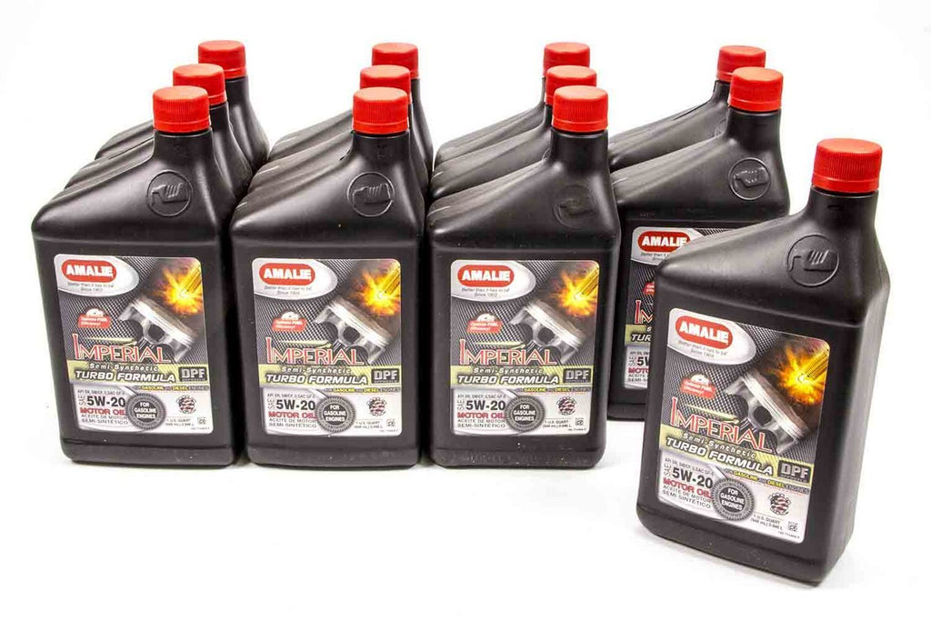 AMALIE 160-71046-56 Imperial Turbo Formula 5w20 Oil Case 12x1Qt