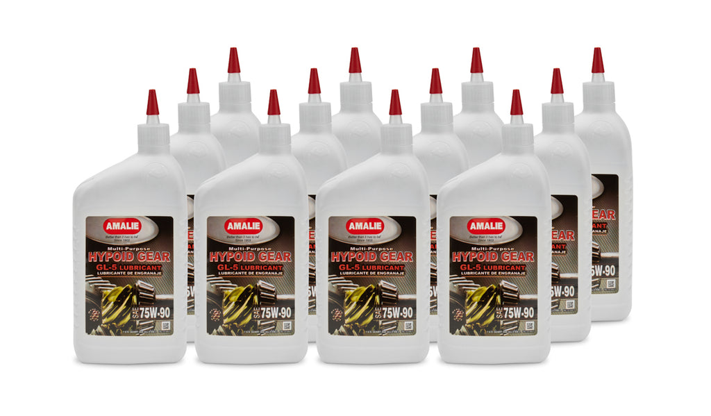 AMALIE 160-73116-56 Hypoid Gear Oil MP GL-5 75w90 Case 12x1Qt