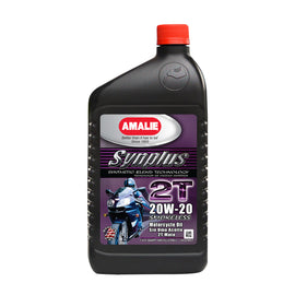 AMALIE AMA62796-56 Amalie Synplus 2T Motorcycle Oil - 1 Quart Bottle